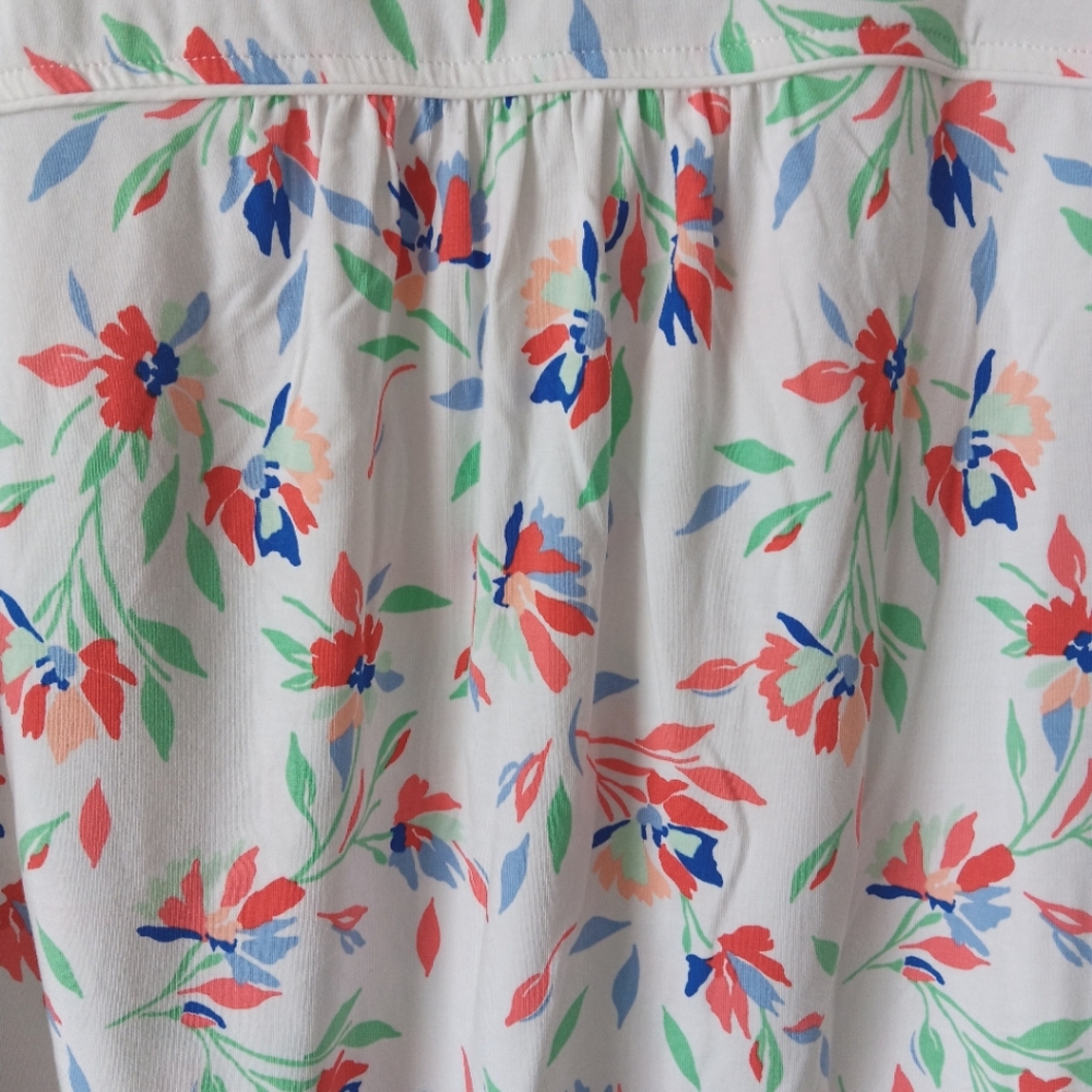 NWT Lands End flutter sleeve cotton top size S - Picture 3 of 4